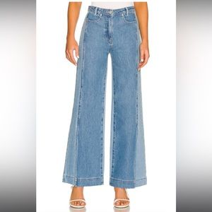 NWT Something Navy Two Toned Wide Leg Pants